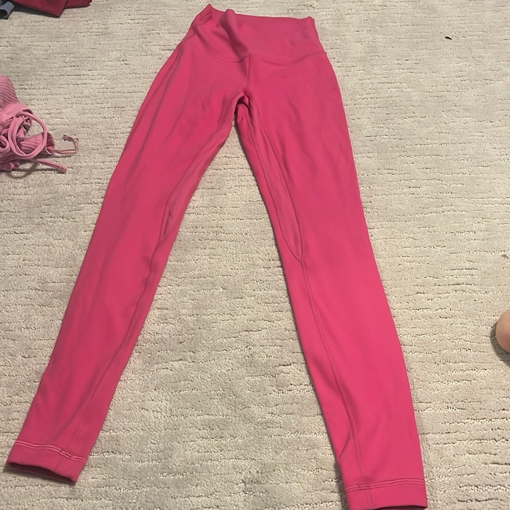 Lululemon sonic pink align leggings